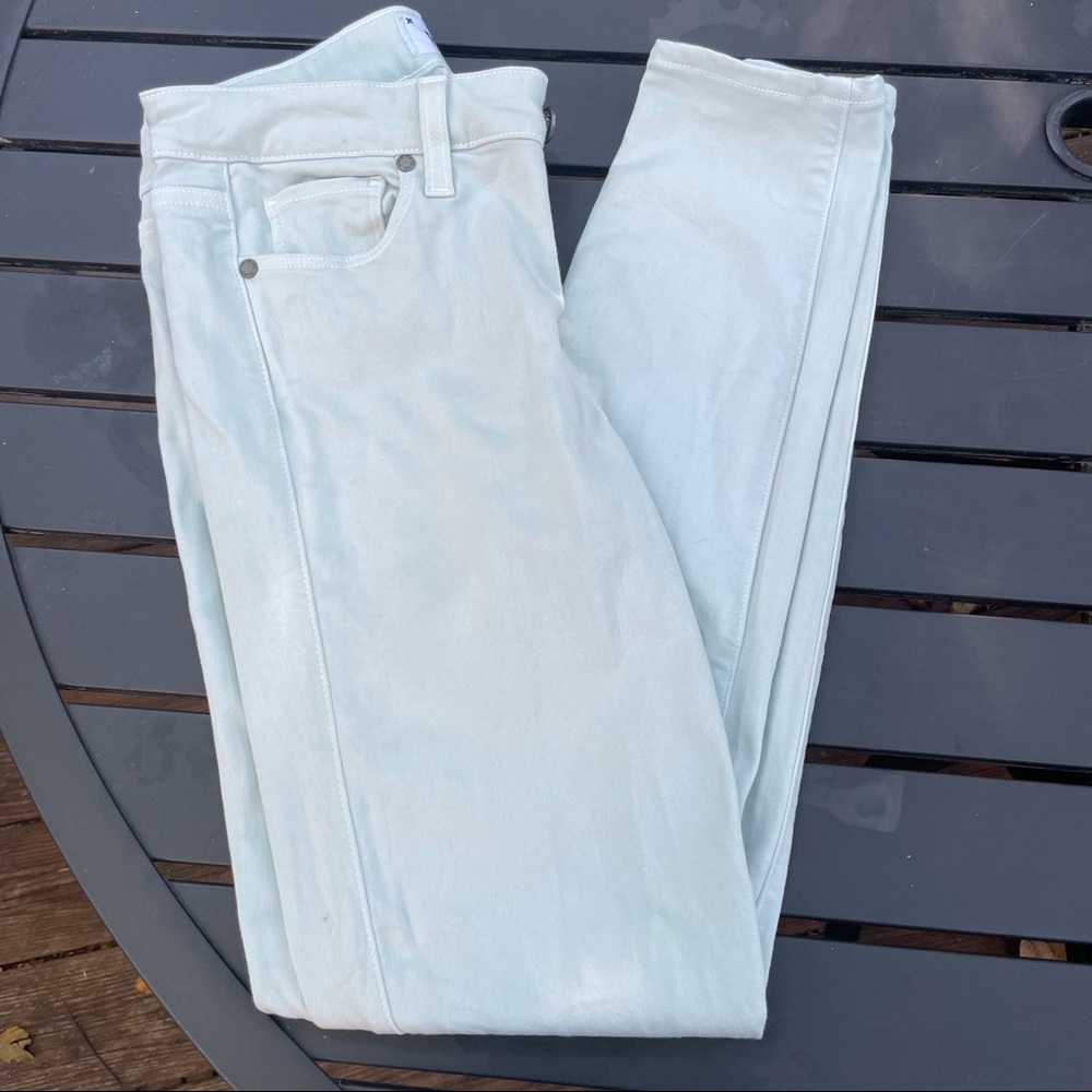 Mint Paige Skinny Ankle Jeans